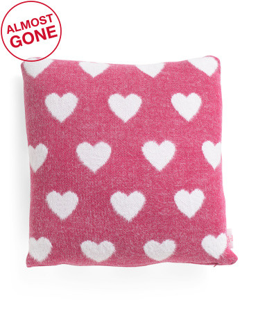 20x20 Heart Pillow | TJ Maxx