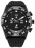 Citizen CZ Smart Hybrid smartwatch 44mm Stainless Steel, Continuous Heart Rate Tracking, Fitness Act | Amazon (US)