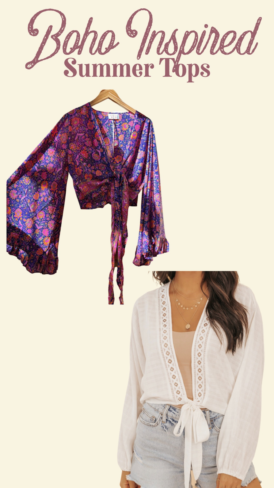 Boho Summer Tops #boho #bohotops #summer #vacation 

#LTKunder100 #LTKstyletip #LTKtravel