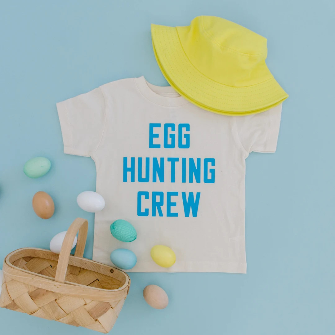 Egg Hunting Crew Toddler Easter Shirt Shirt, Youth Easter Shirt, Kid's Easter Shirt, Easter Shirt... | Etsy (US)