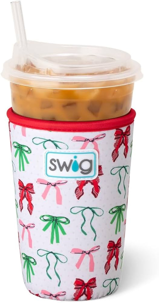 Swig Life Iced Cup Coolie, Standard 22oz Iced Coffee Cup Insulator Sleeve with Handle, Neoprene I... | Amazon (US)
