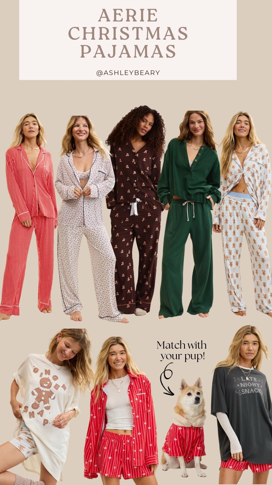 Aerie sale! Matching Christmas pajamas ❤️ All 25% off right now! 

Holiday pajamas 
Comfy cozy outfit 

#LTKHoliday #LTKGiftGuide #LTKSeasonal