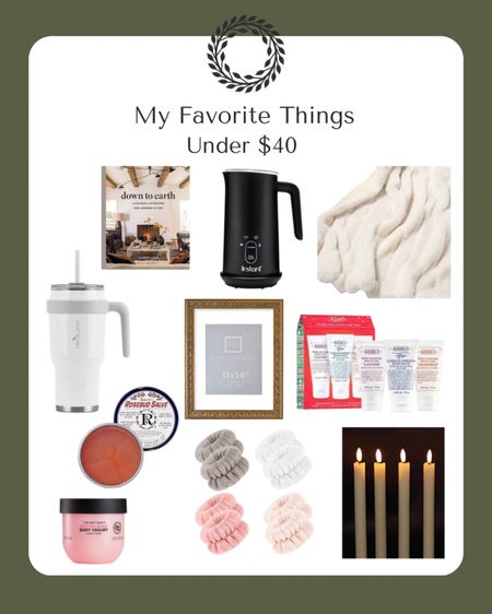 Gift guide, favorite thing gifts, gifts for her, gifts under $50x throw blanket, body lotion, flameless candles, vintage frame

#LTKunder50 #LTKGiftGuide #LTKHoliday