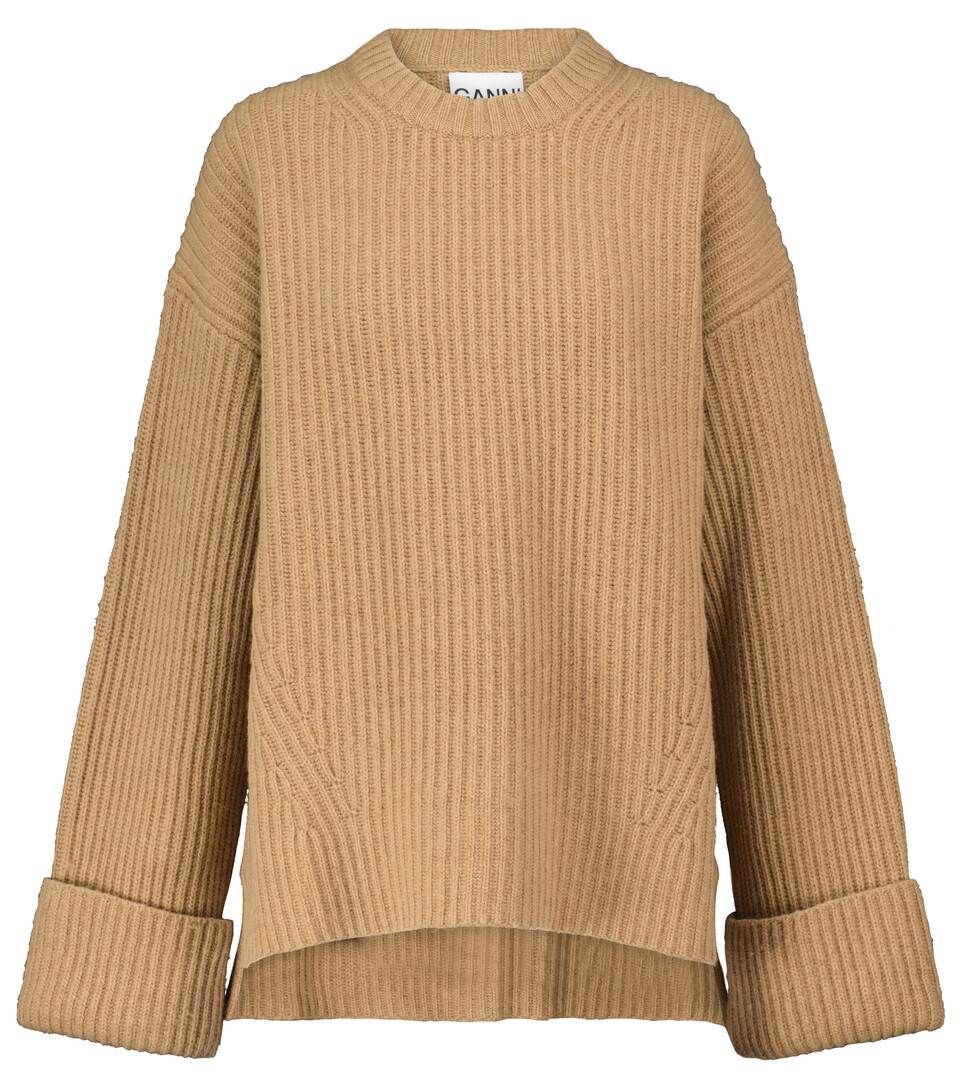 Ribbed-knit wool-blend sweater | Mytheresa (US/CA)