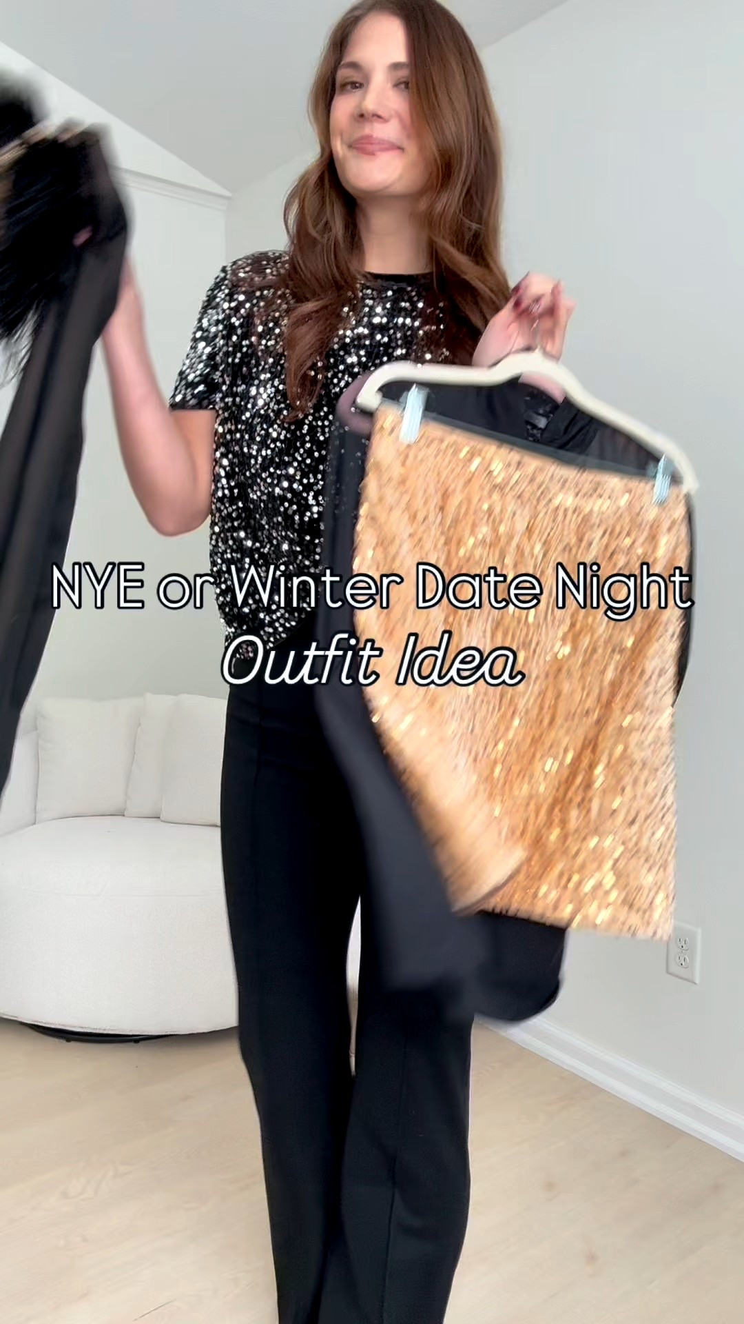 New Year’s Eve or Date night outfit idea!! Absolutely love the sequins! 

Date night outfit, OOTD, NYE, New Years outfit, Sparkly outfit, Tall girl approved, Stang and co

#LTKSeasonal #LTKTall #LTKHoliday