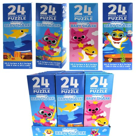 Pinkfong Baby Shark Jigsaw Puzzle Fun Game for Toddlers 10.3 x 9.1"" (24 pcs) | Walmart (US)