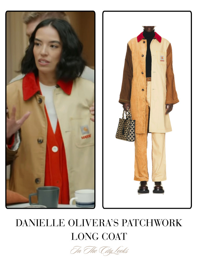 Danielle Olivera's Patchwork Long Coat 

 