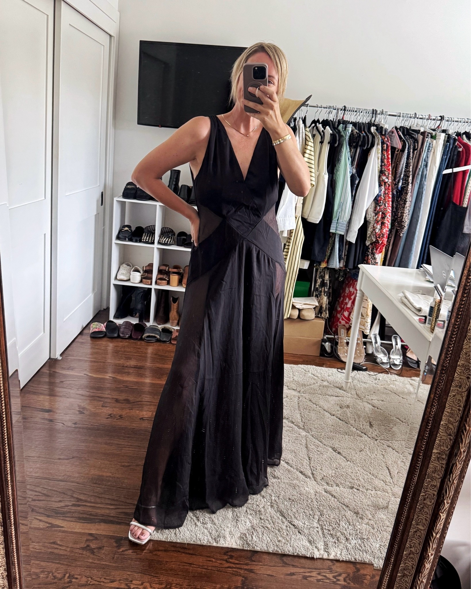 Prettiest wedding guest dress with a plunge back and sheer sides that’s currently on sale under $100 
#weddingguest

#LTKSaleAlert #LTKWedding