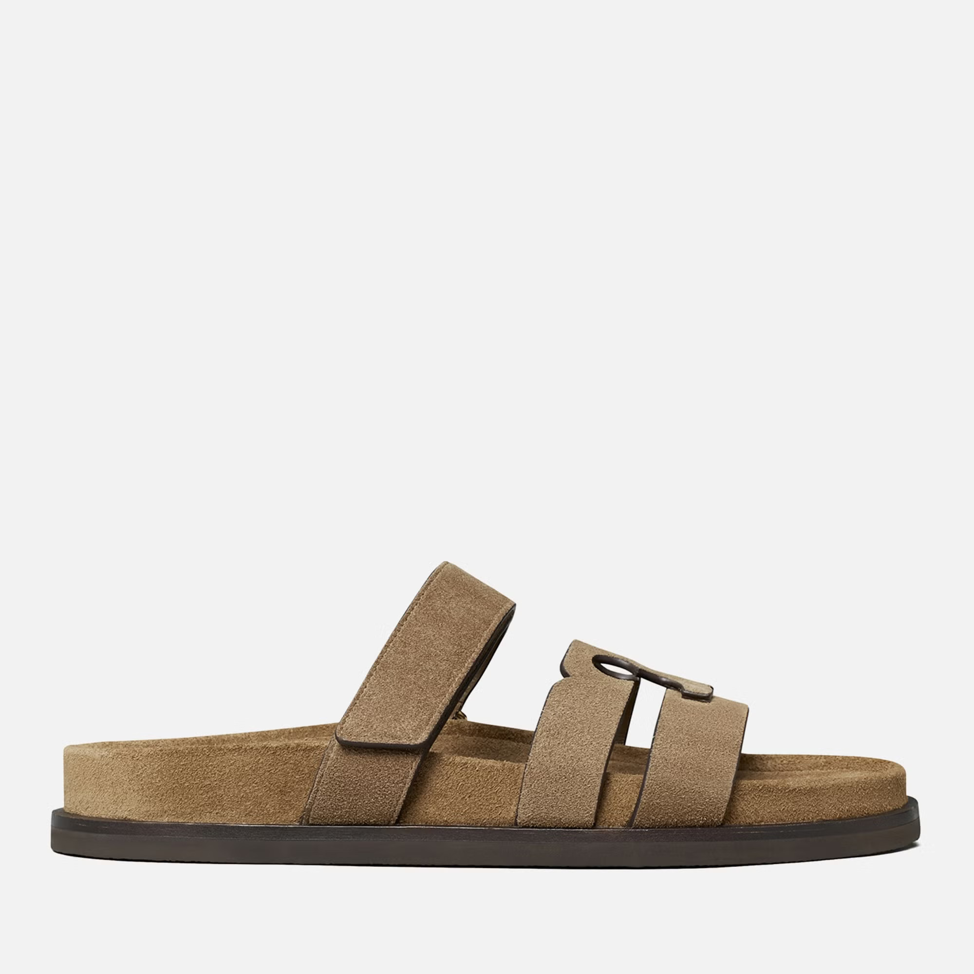 Tory Burch Women's Ines Sport T Suede Slide Sandals - UK 5 | Coggles | Coggles (Global)