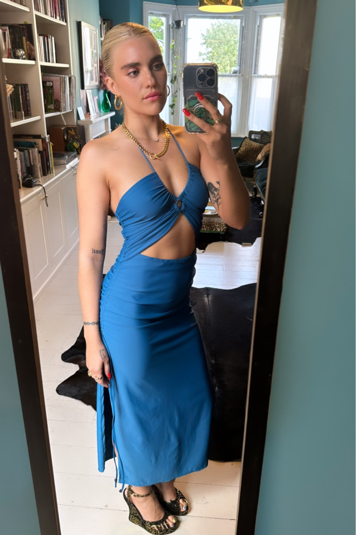 Blue dress 💙 
Silvia Astore, Terry De Havilland x Pyke’s heels, vintage outfit, sustainable outfit, evening dress, maxi dress 

#LTKSeasonal #LTKeurope #LTKstyletip