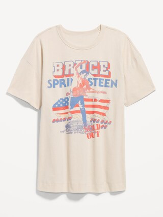 Bruce Springsteen™ Oversized Tunic T-Shirt | Old Navy (US)