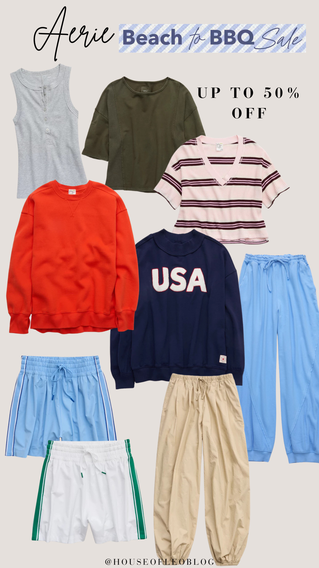 Up to 50% off Aerie new arrivals!  

 #LTKSaleAlert