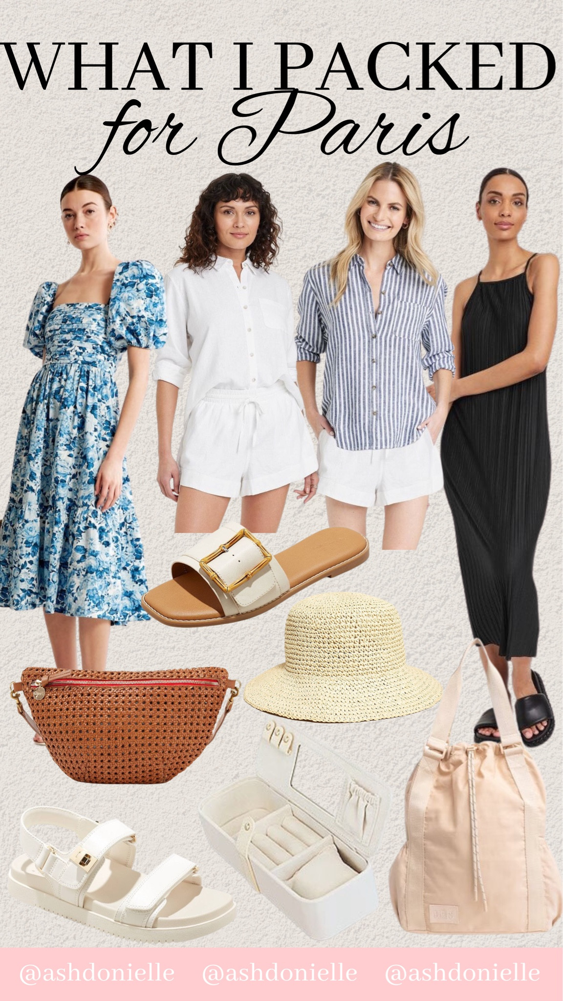 What I packed for Paris!

Belt bag, straw hat, floral dress, midi dress, maxi dress, button down shirt, tote bag, sandals, slides, jewelry organizer, purse, belt bag

#LTKSeasonal #LTKstyletip #LTKfit