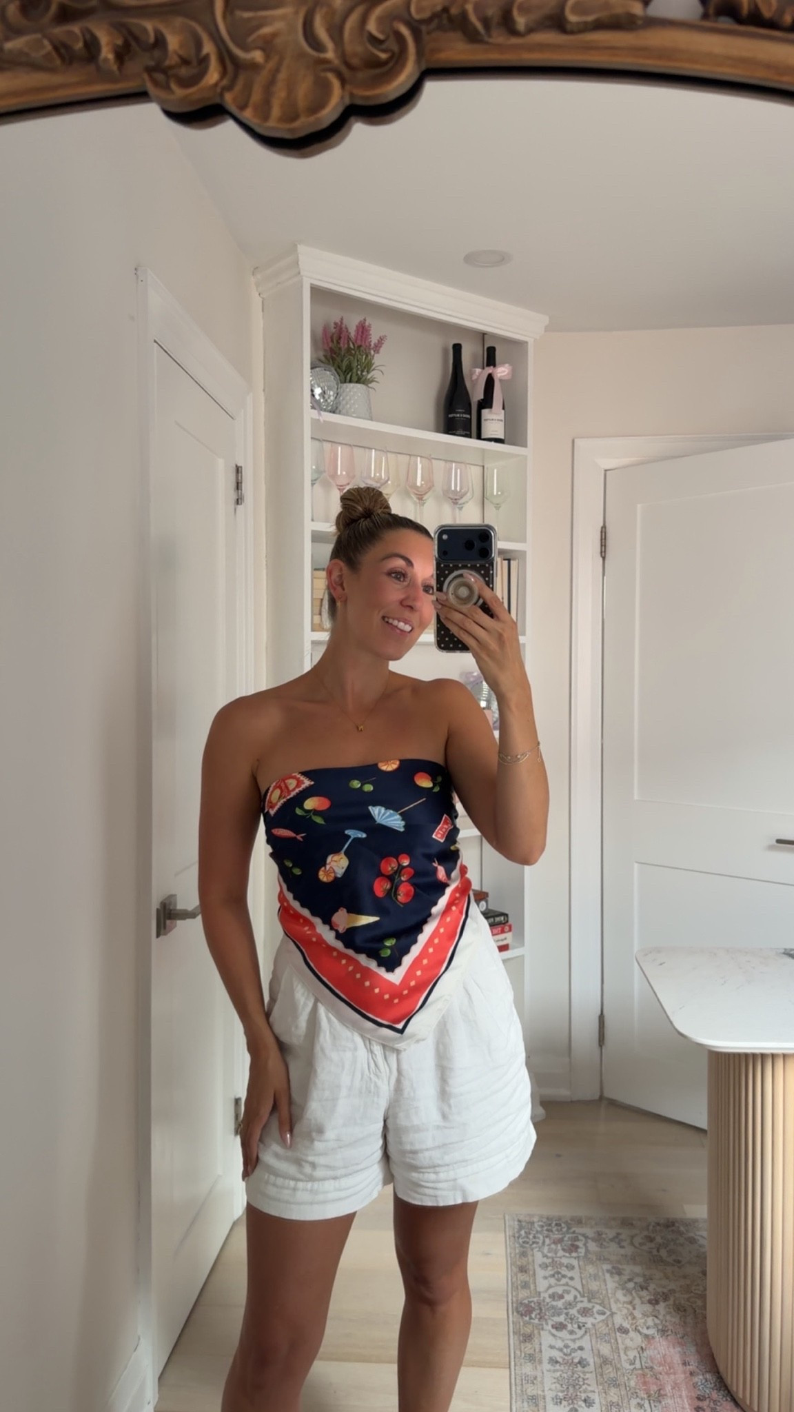 Silk scarf top for summer 🌞

#LTKgrwm #LTKootd #LTKPetite