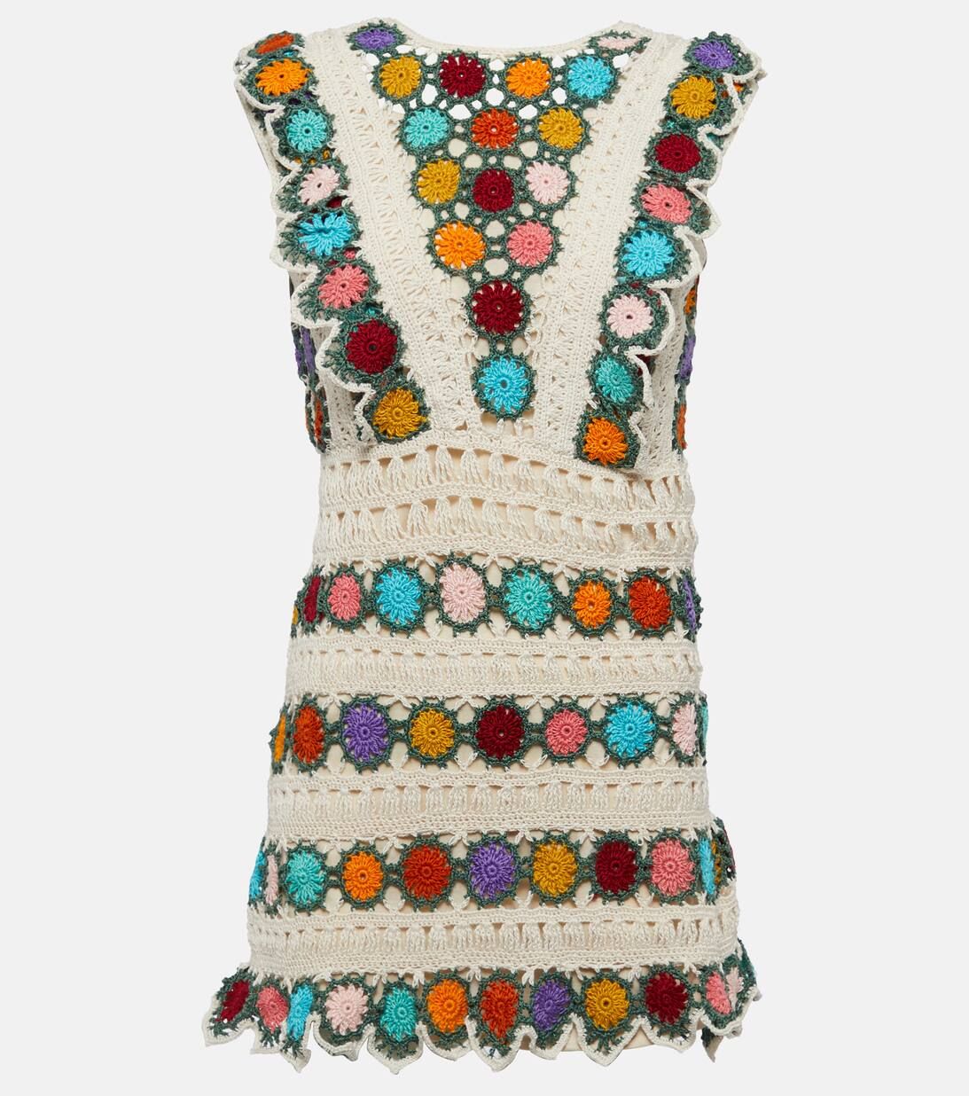 Crochet cotton minidress | Mytheresa (US/CA)