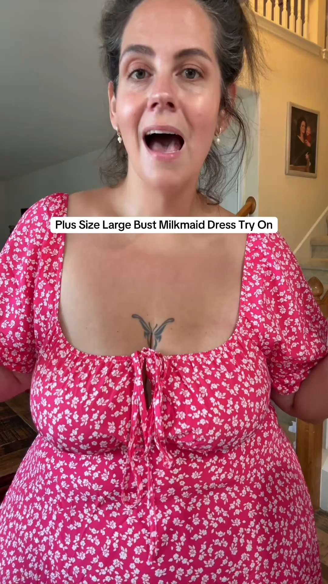 Shein milkmaid plus size dress! 

 