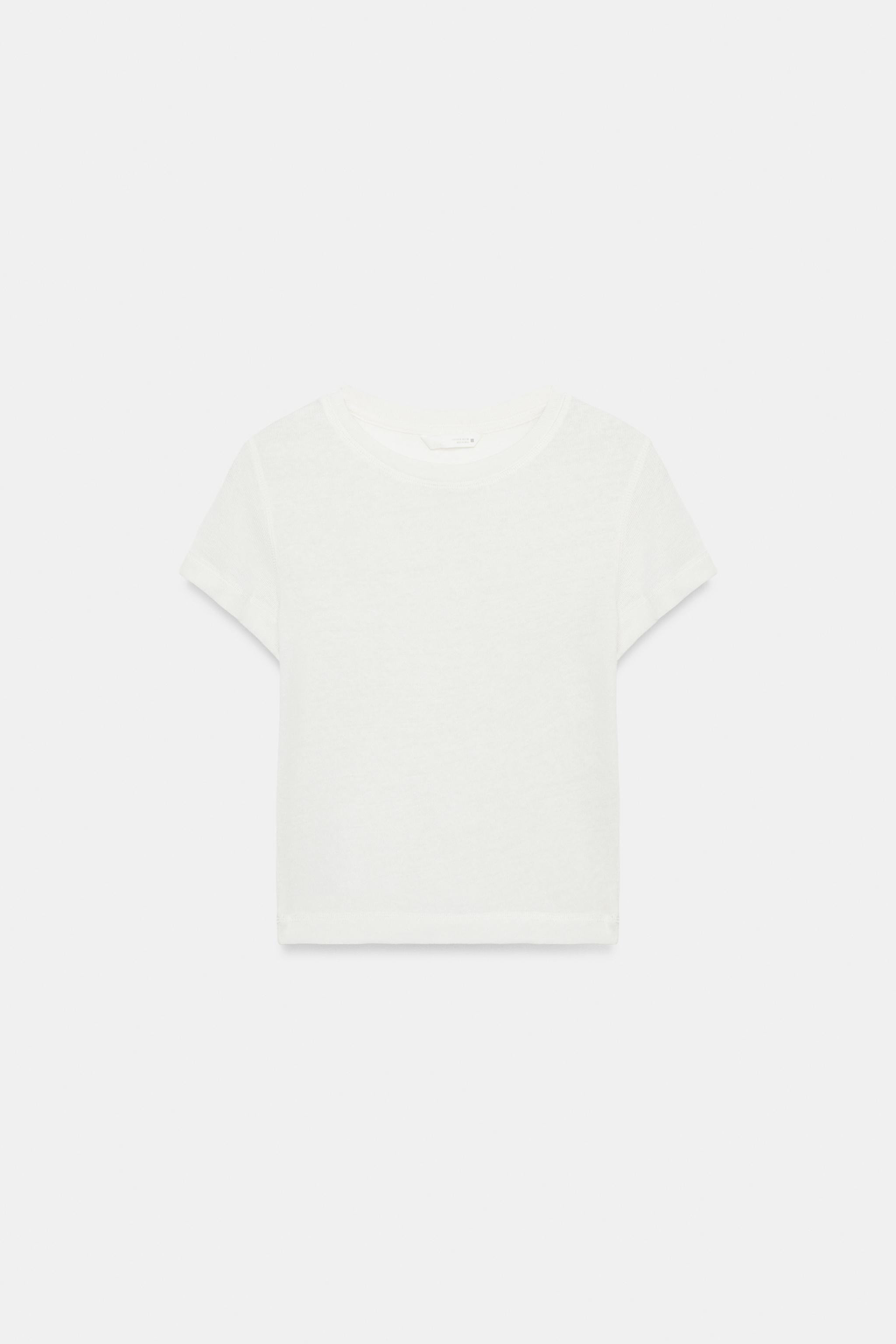 RUSTIC SHORT SLEEVE T-SHIRT | Zara US