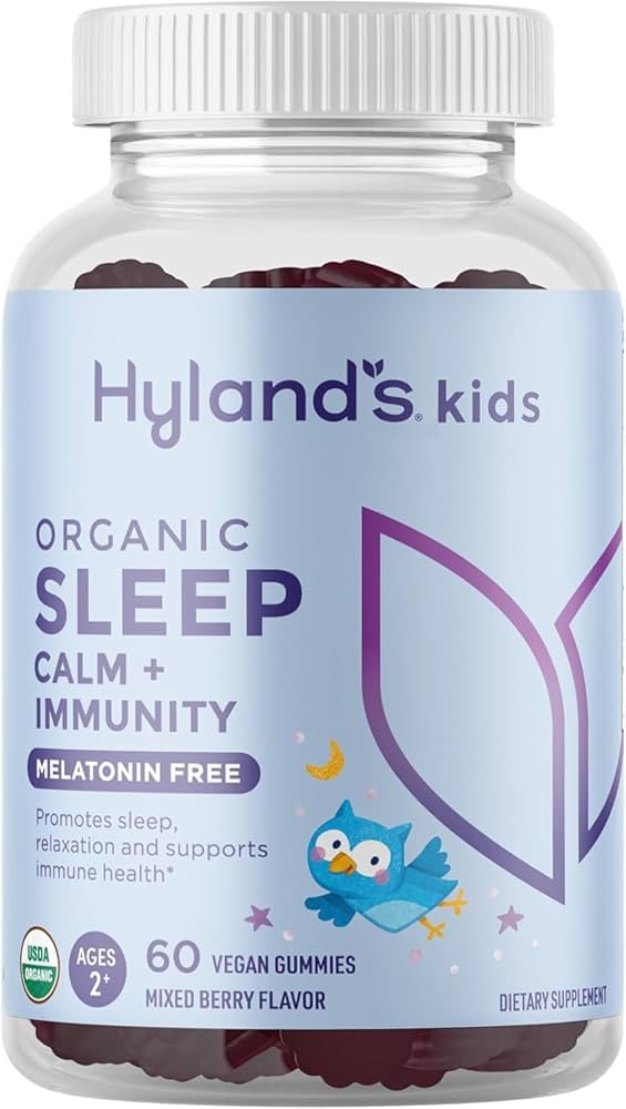 Hyland's Kids Melatonin Free Organic Sleep Aid Gummies with Calm & Immune Support - with Vitamin ... | Amazon (US)