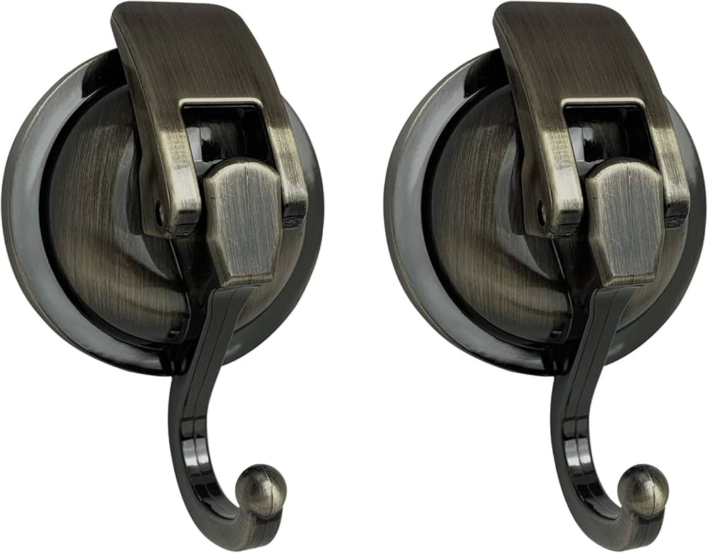 Suction Cup Hooks Heavy Duty Vacuum Suction Shower Hooks Glass Suction Cup Hooks Bathroom Robe Ho... | Amazon (US)