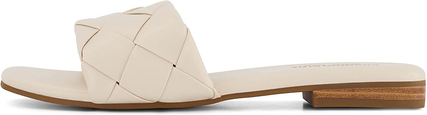 CUSHIONAIRE Women's Franca woven slide sandal +Memory Foam, Wide Widths Available | Amazon (CA)