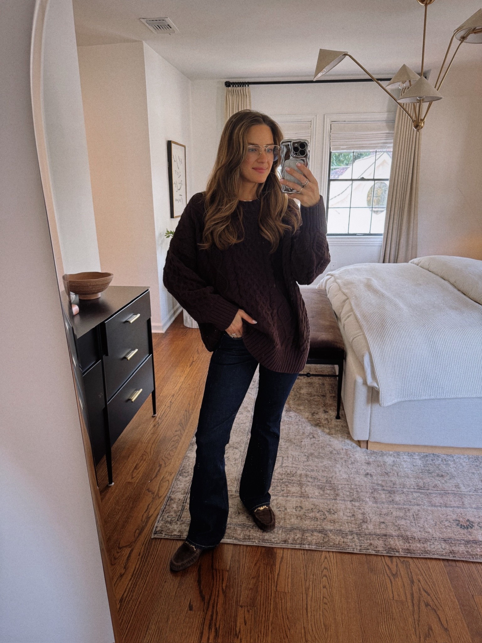 AF x Kathleen Post Collab launches today ✨ sweater (S), jeans (25)