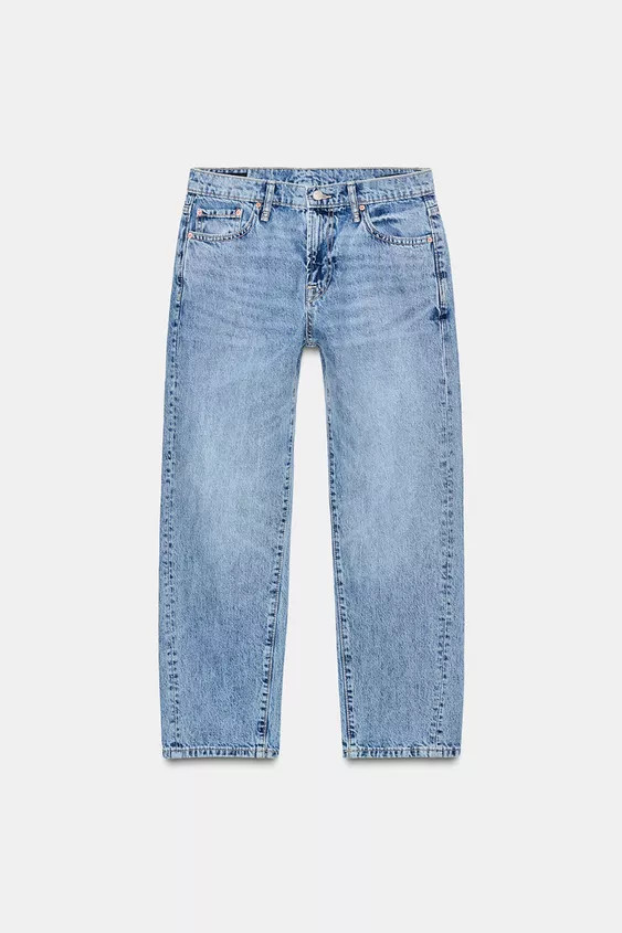 Z1975 CROPPED MID-RISE JEANS | Zara Canada