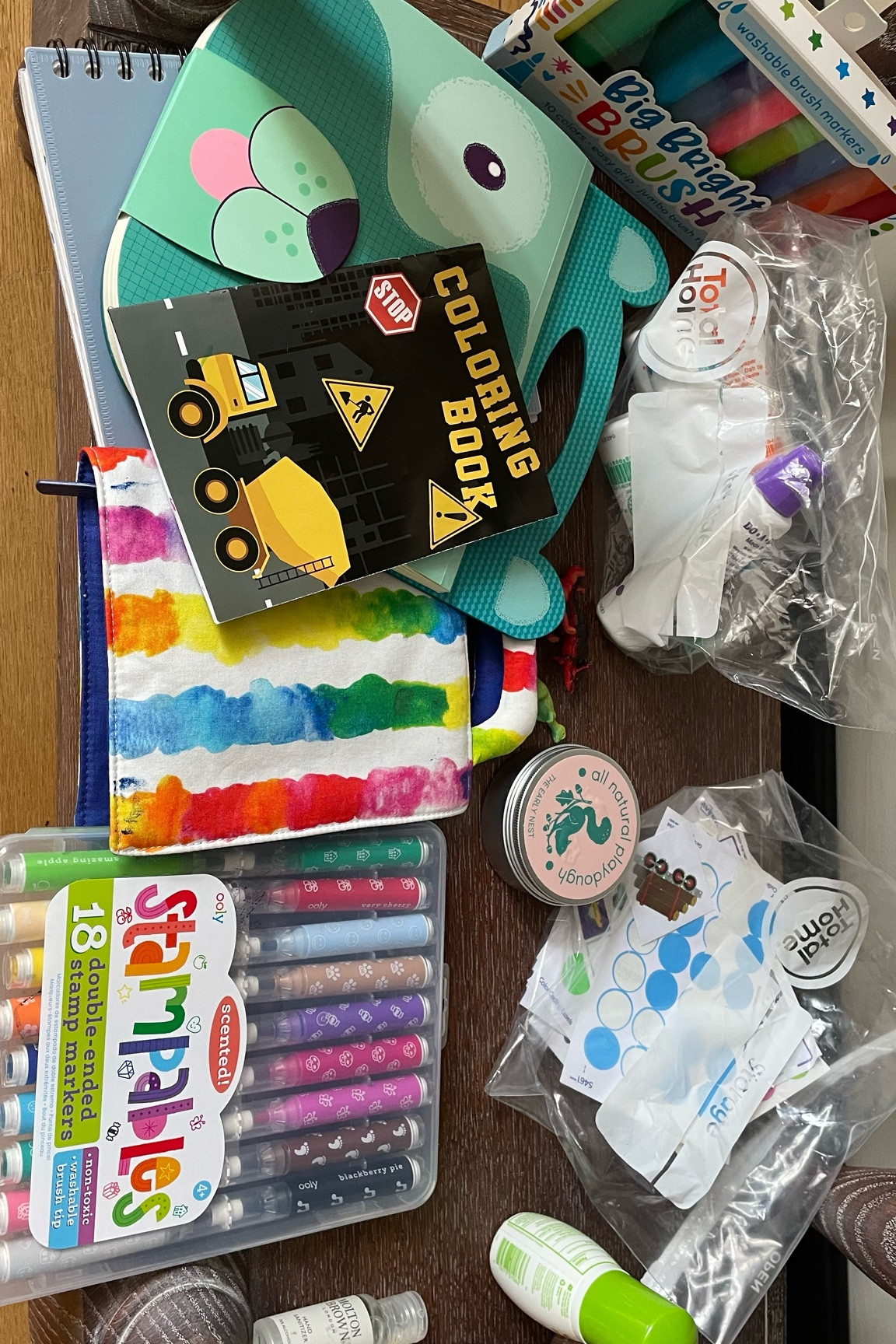 Busy section of our hotel room the other weekend. The Avery dot stickers are perfect for tiny hands - and they can pull them off themselves, too!

#toddleractivities #summer #summeractivities #craftsforkids #crafting 

#LTKfamily #LTKkids #LTKFind