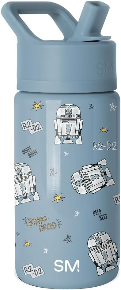 Simple Modern Kids Summit Water Bottle with Straw Lid | Star Wars 14oz Stainless Steel Cup Insula... | Amazon (US)