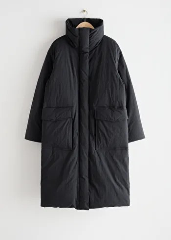 Oversized Down Coat - Black - & Other Stories GB | & Other Stories (EU + UK)