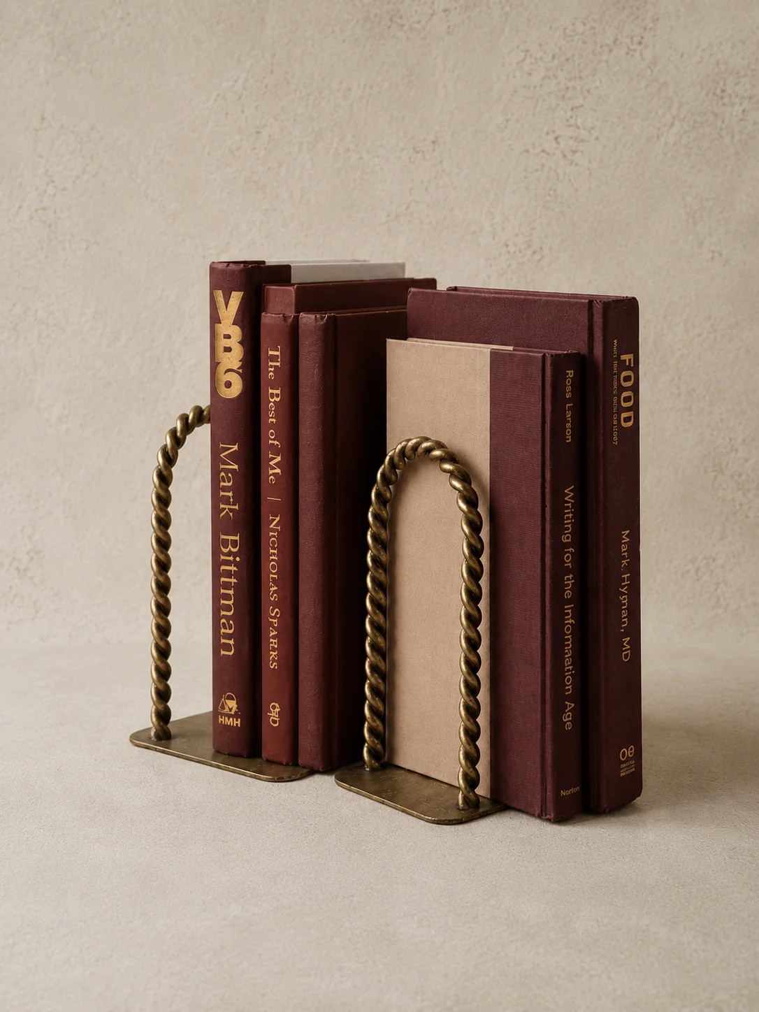 Belmont Twisted Bookends, Set of 2 | Cottage and Key
