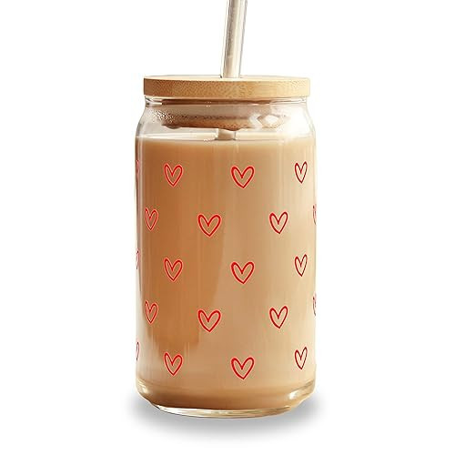 Sip Sip Hooray Color Changing Mini Hearts Glass Cup Tumbler | Personalized Gifts for Women, Teach... | Amazon (US)
