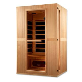 Infracolor 2-Person Upgraded Far Infrared Sauna with 6 Dual Tech Heaters | The Home Depot