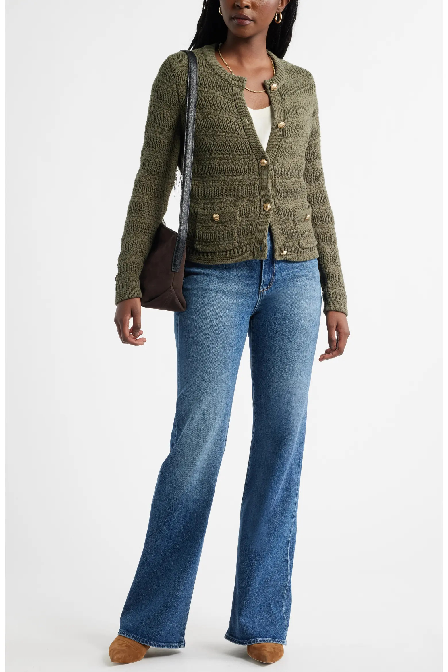 Textured Cotton Cardigan (Women) | Nordstrom | Nordstrom