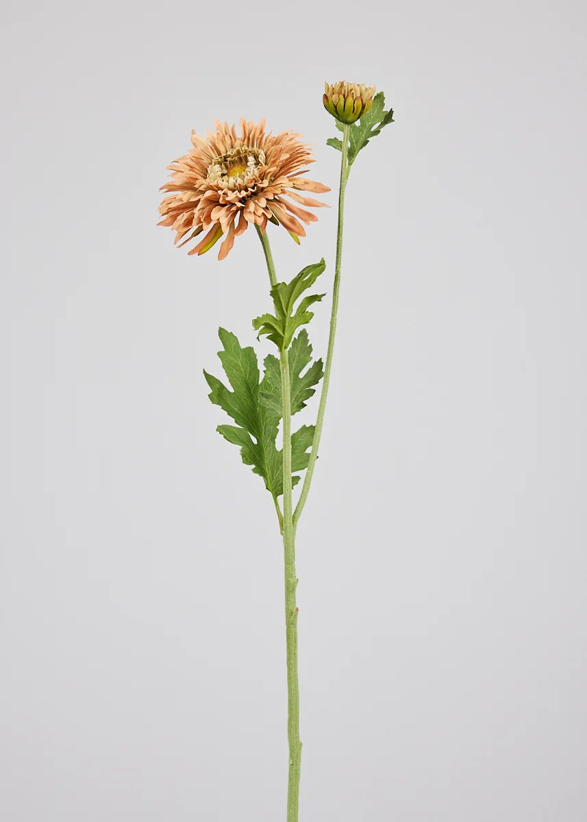 Terracotta Artificial Mum Wildflower - 28.25" | Afloral