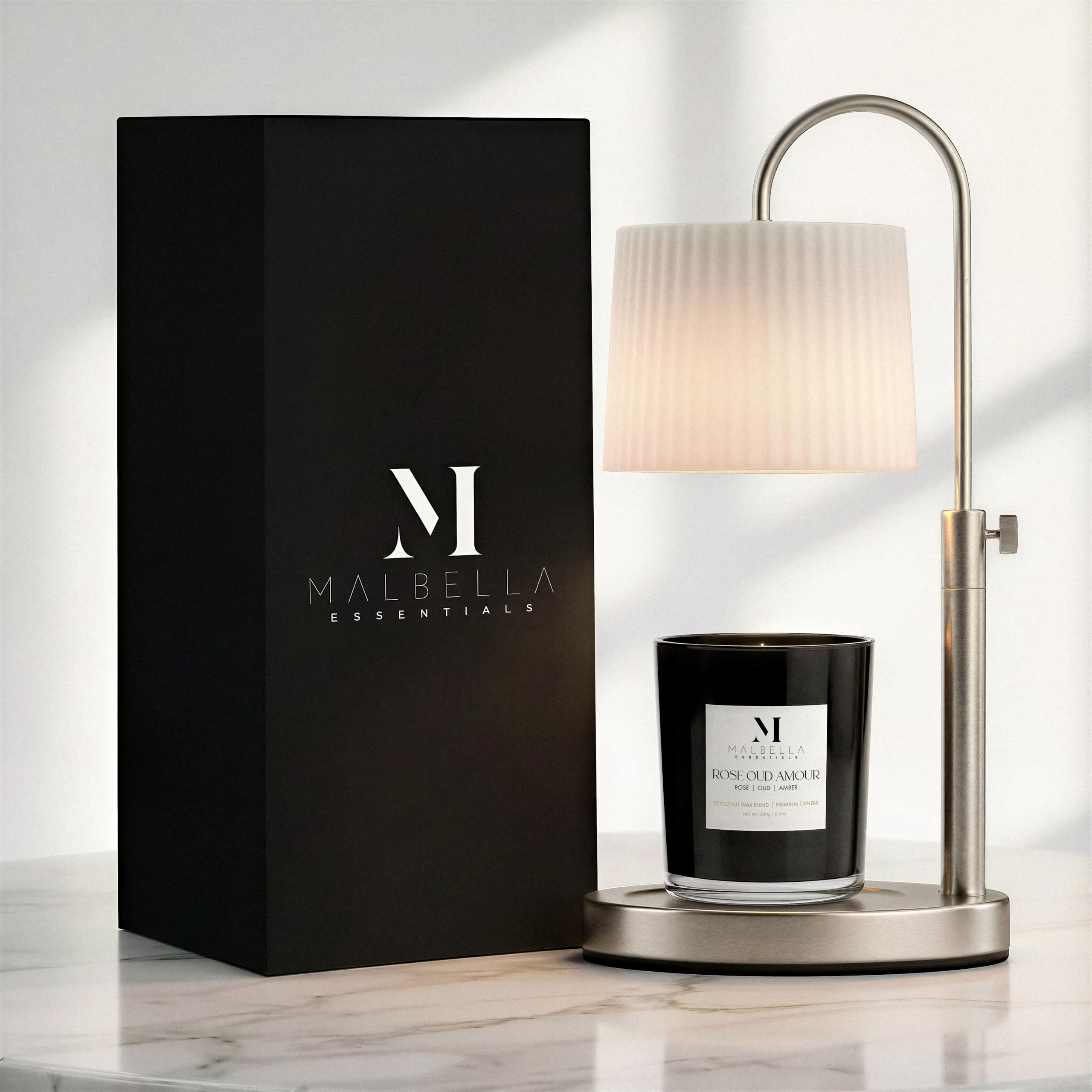 Amazon.com: Dimmable Glass Candle Warmer Lamp with Timer - Adjustable Height Candle Lamp Warmer w... | Amazon (US)