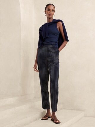 Hayden Pinstripe Tapered Pant | Banana Republic Factory