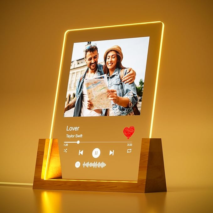Personalized Night Light Led with Photo for Women Men Couple Family Boyfriend Girlfriend, Customi... | Amazon (US)