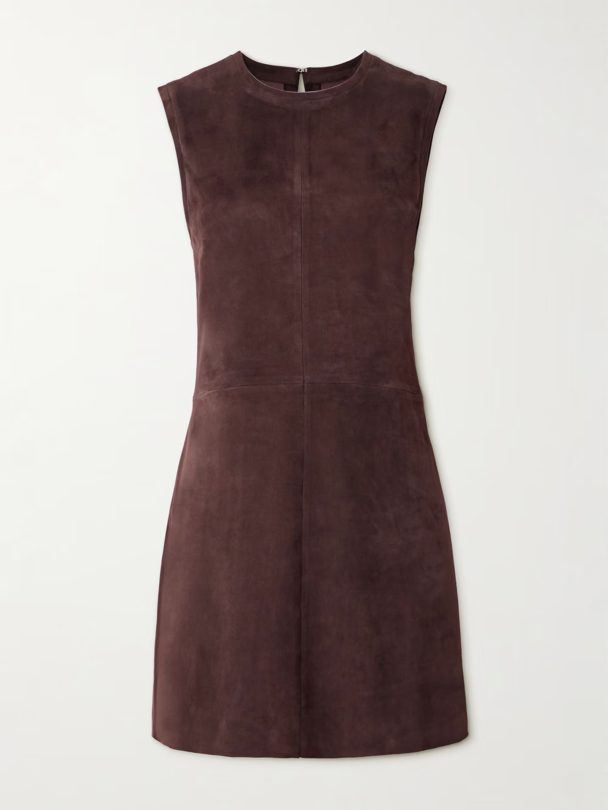 Miuccia paneled suede mini dress | NET-A-PORTER (US)