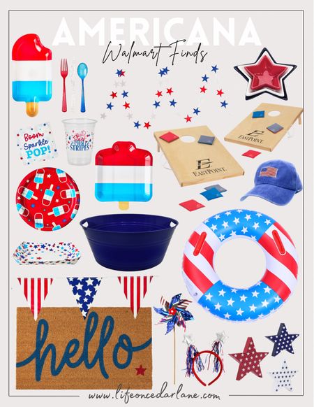 Memorial Day- party finds! Check out all these cute Walmart finds for your upcoming Memorial Day party or 4th of July! Snag them quick before they sell out!

#summer #redwhiteandblue #outdoorparty #americana

#LTKSeasonal #LTKFindsUnder50 #LTKParties