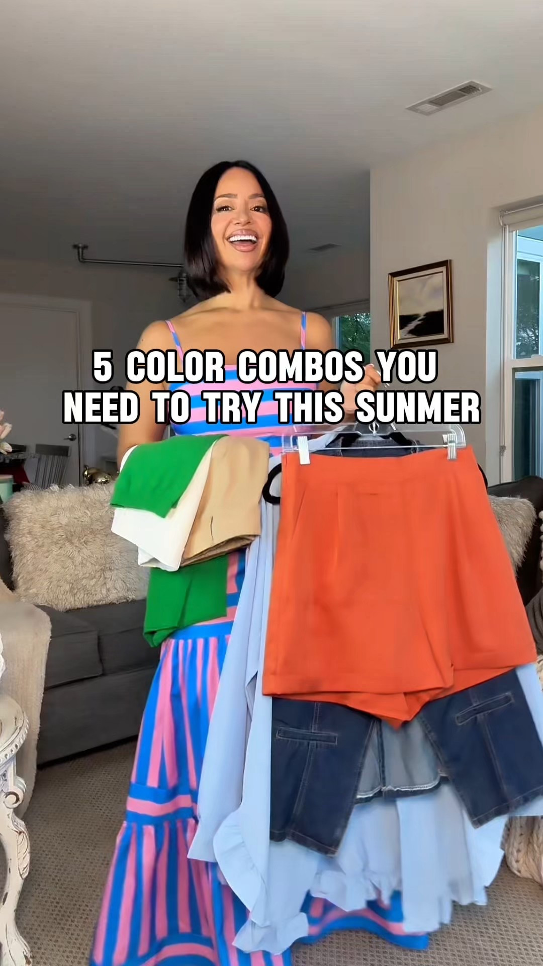 5 Color Combos You Need to Try This Summer ☀️ 🌈 🫶🏽

over 40, millennial, petite, petite curvy, curvy, size 8, midsize, fashion tips, color blocking, styling tips, outfit idea, summer outfit, maxi dress, sandals, shorts 

#LTKStyleTip #LTKOver40 #LTKSummerEdit