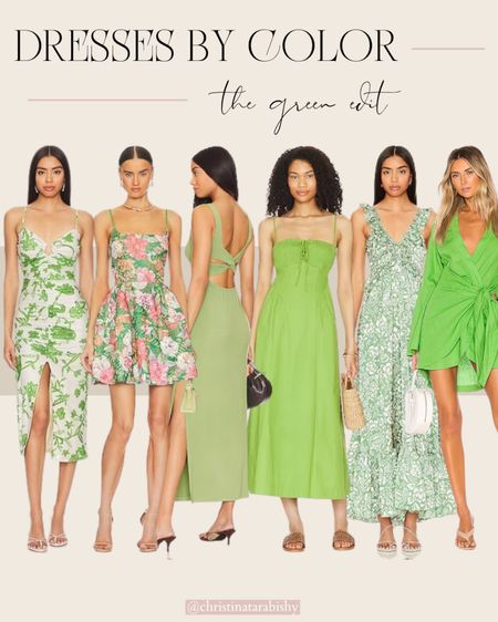 Another installment of our favorite series! Dresses by color: the green edit! 

#LTKstyletip #LTKSeasonal