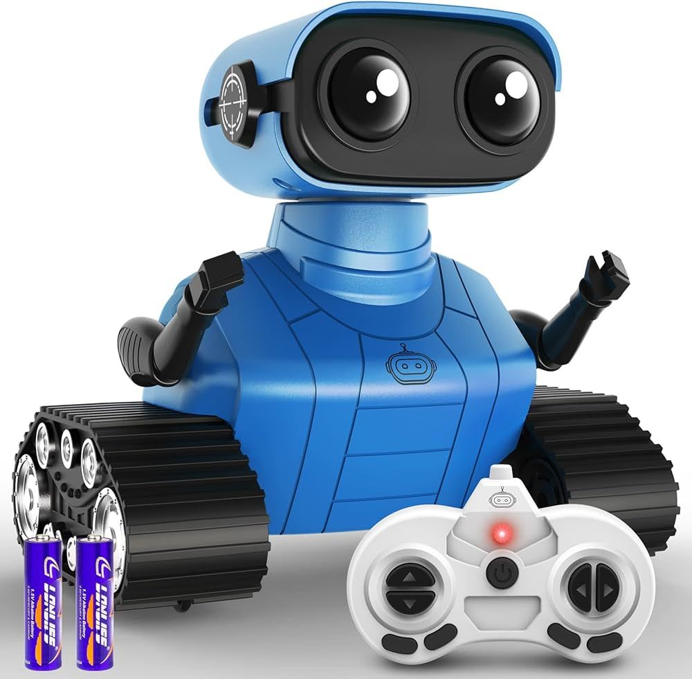 Hamourd Robot Toys for Boys Girls, Rechargeable Remote Control Emo Robots with Auto-Demonstration... | Amazon (US)