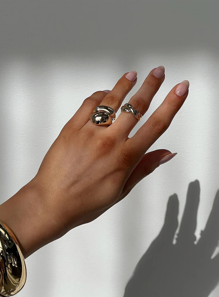 Loveliness Ring Pack Gold | Princess Polly US