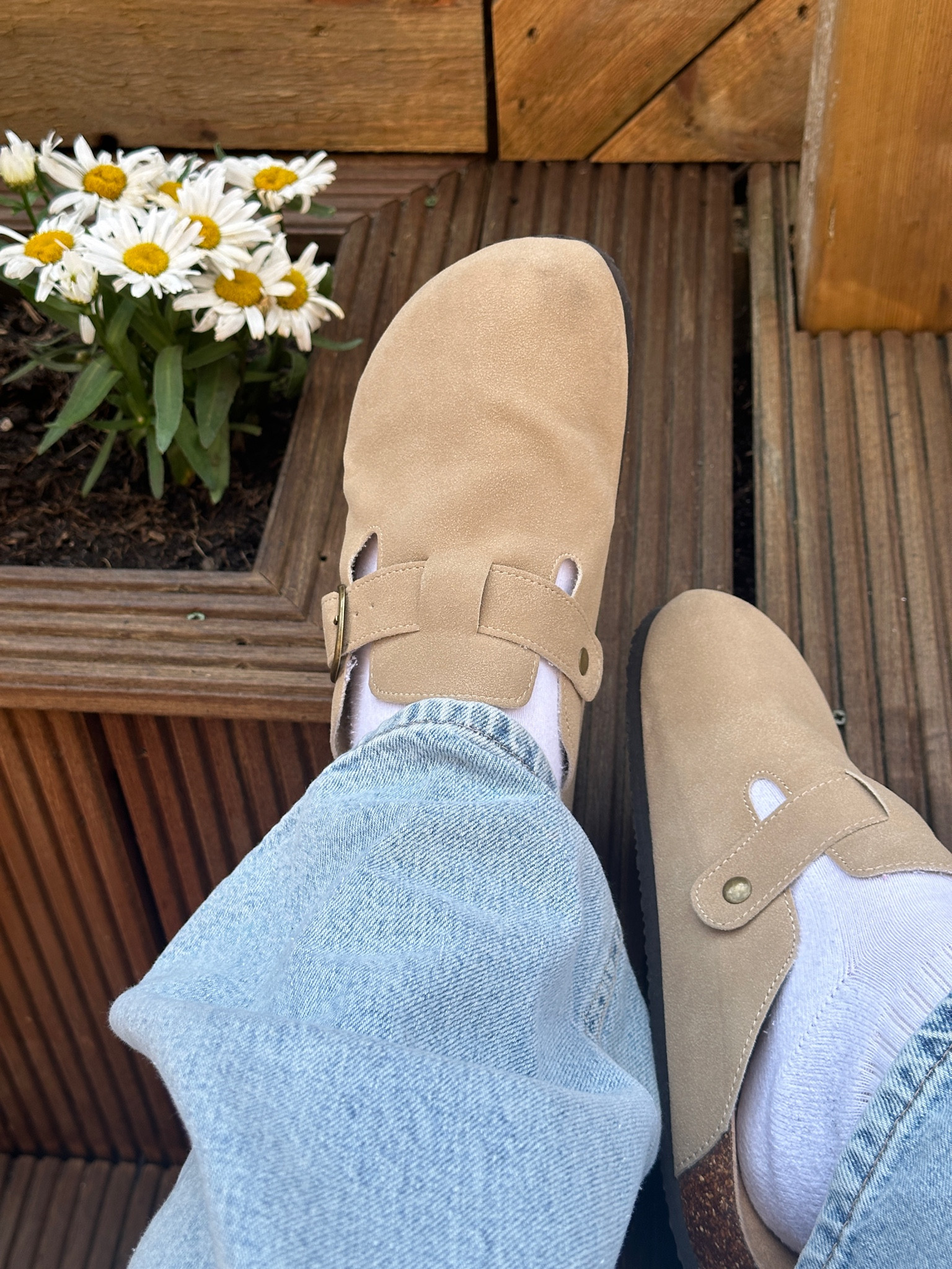 Birks without the price tag hehe #newlook #birkenstocks #dupe 