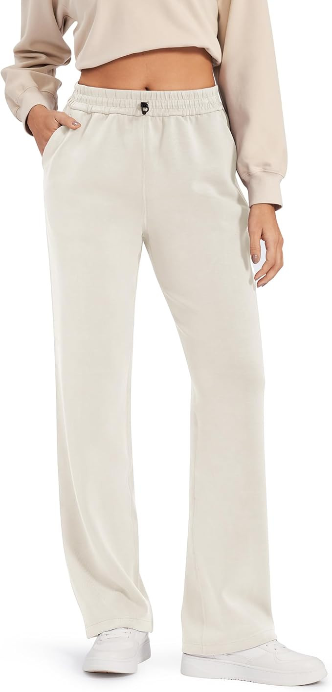 G4Free Smoofit Modal Soft Wide Leg Sweatpants Yoga Pants with Pockets Drawcord Casual Lounge Pant... | Amazon (US)