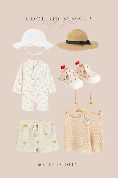 Baby girl summer clothing hats and shoes 

#LTKbaby