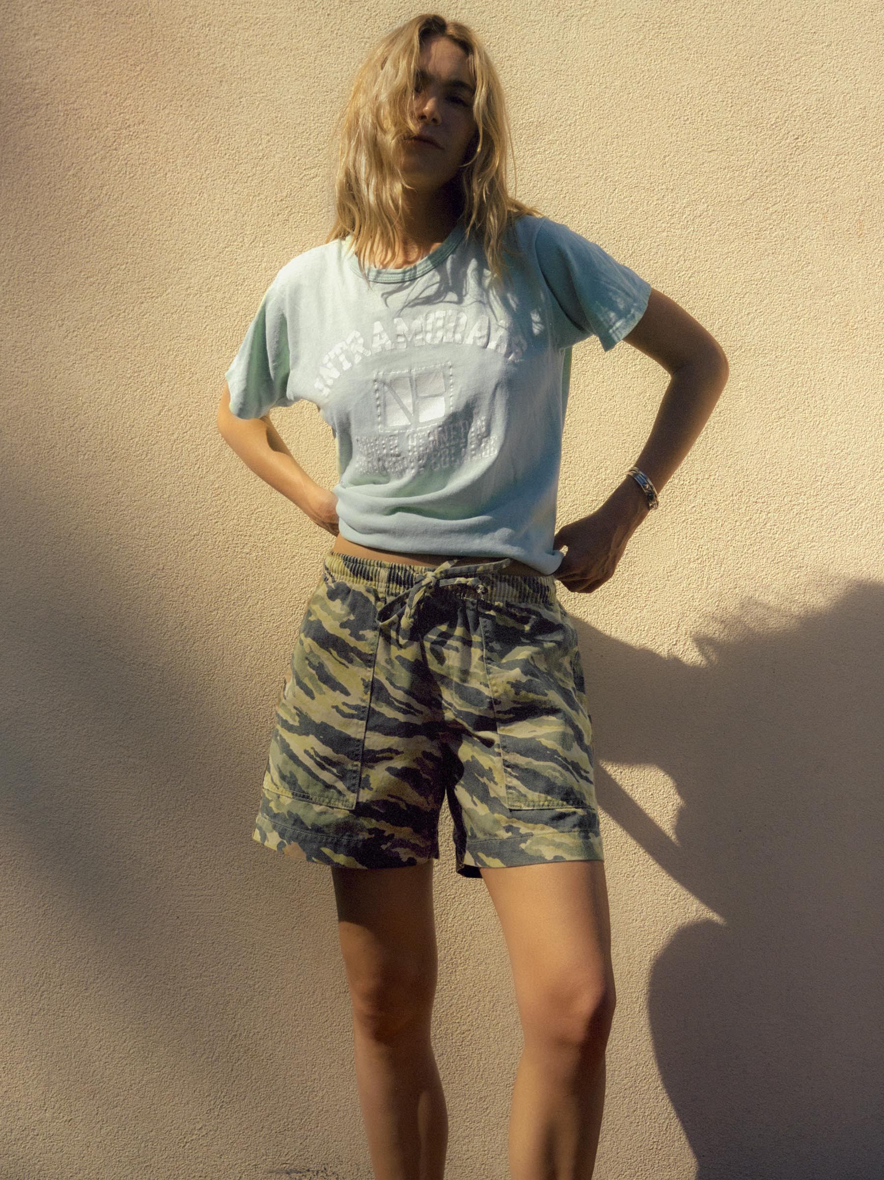 the lounge short in brushstroke camo | imogene + willie