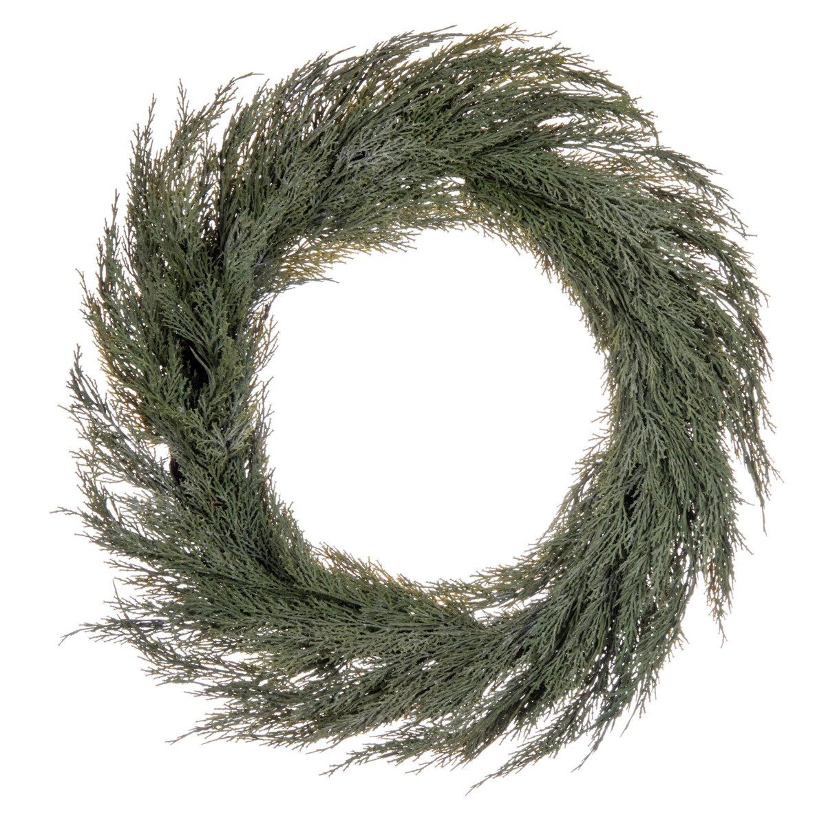 Faux Cedar Plastic 26'' Wreath | Wayfair North America