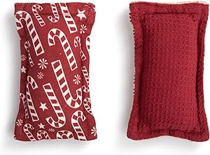 DEMDACO Candy Canes Red and White 5 x 3 Inch Cotton Christmas Kitchen Sponge Set of 2 | Amazon (US)