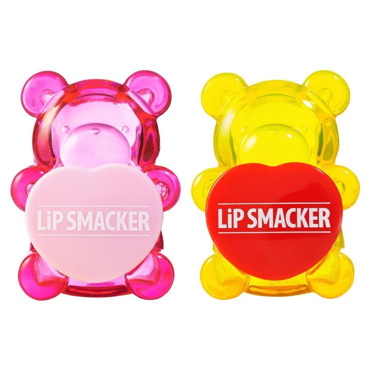 Lip Smacker Bear Lip Balm - Pink/Yellow - 2pk | Target